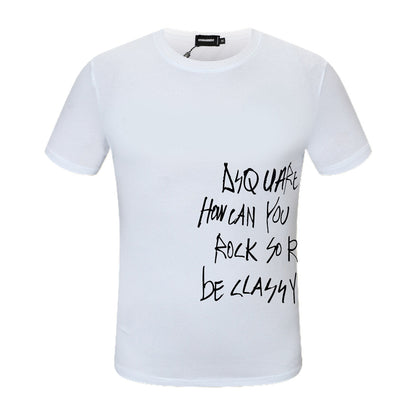 Dsquared2 Graffiti Black/White Cotton T-shirt