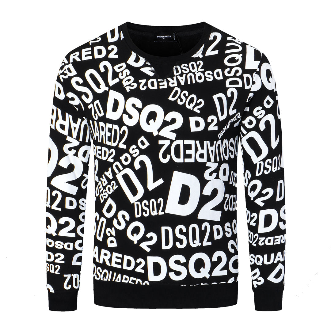 Dsquared2 DSQ2 Logo Cotton Sweatshirt — Understated Luxury for Every Day