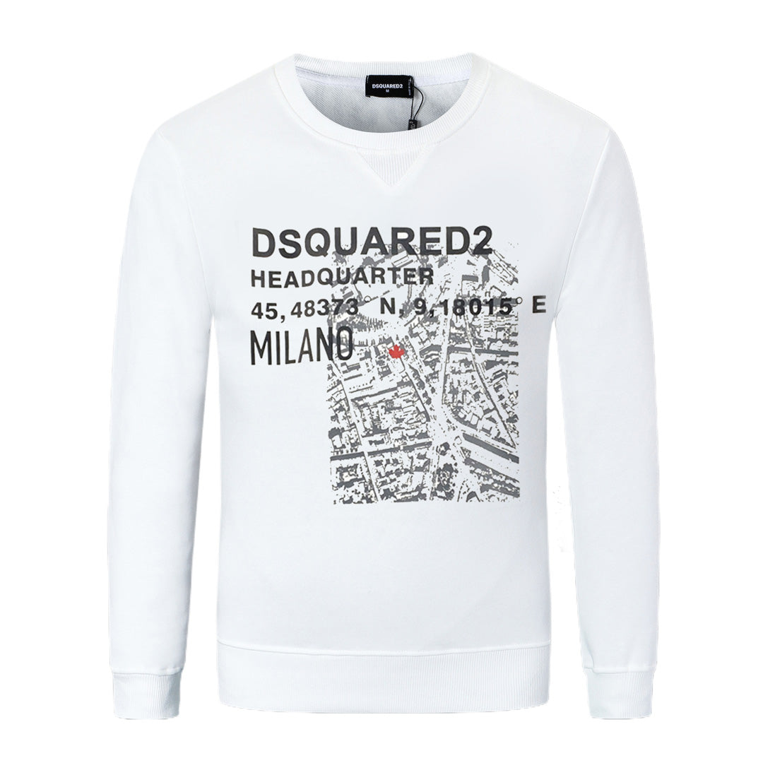 Dsquared2 City Street Cotton Sweatshirt — Luxury, Born on the Street.