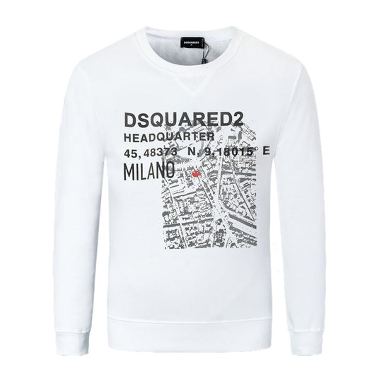 Dsquared2 City Street Cotton Sweatshirt — Luxury, Born on the Street.