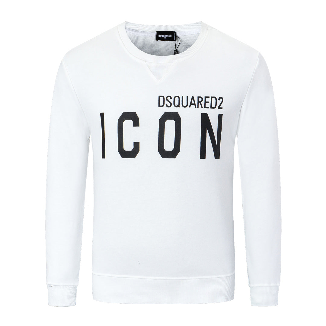 Dsquared2 ICON Logo Cotton Sweatshirt — The Symbol and the Name. Together.