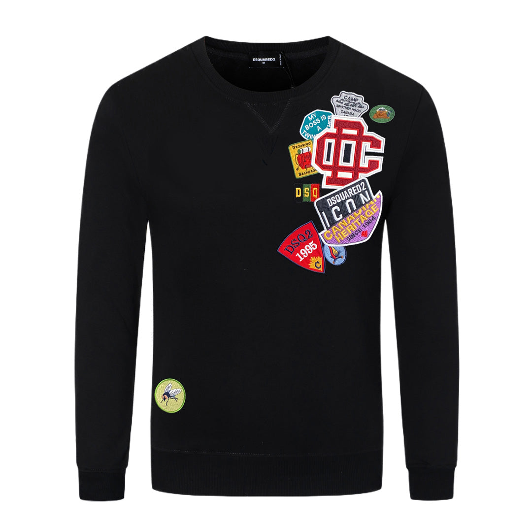 Dsquared2 Embroidery Stamp Cotton Sweatshirt — Certified by Thread, Sealed in Style