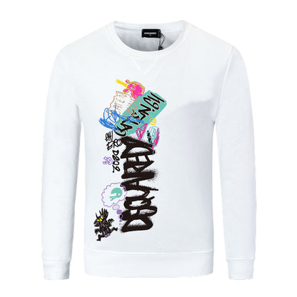 Dsquared2 Graffiti Logo Cotton Sweatshirt — From the Wall to the Runway