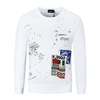 Dsquared2 Graffiti Poster Cotton Sweatshirt — Wear the Wall, Own the Street
