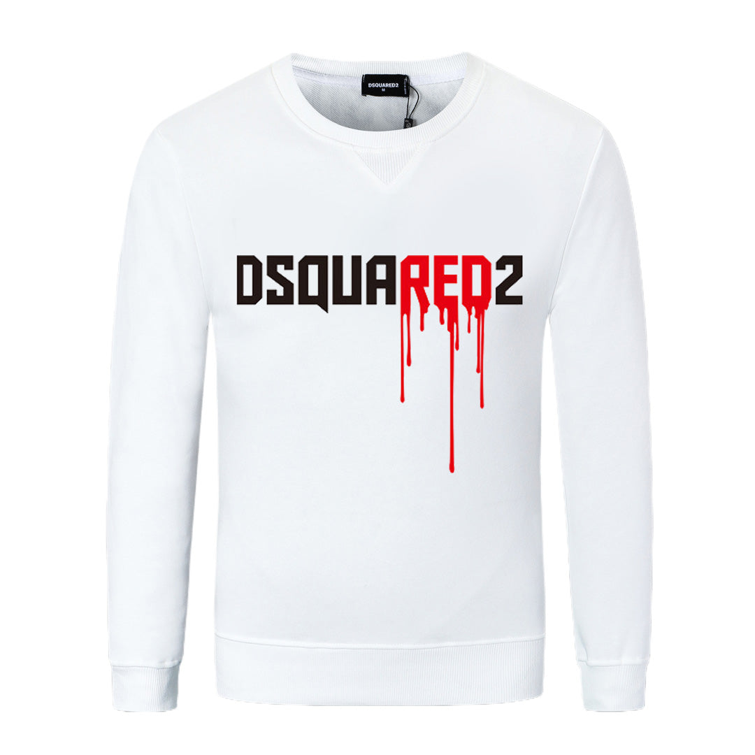 Dsquared2 Blood Logo Cotton Sweatshirt — Rebellion Refined in Cotton
