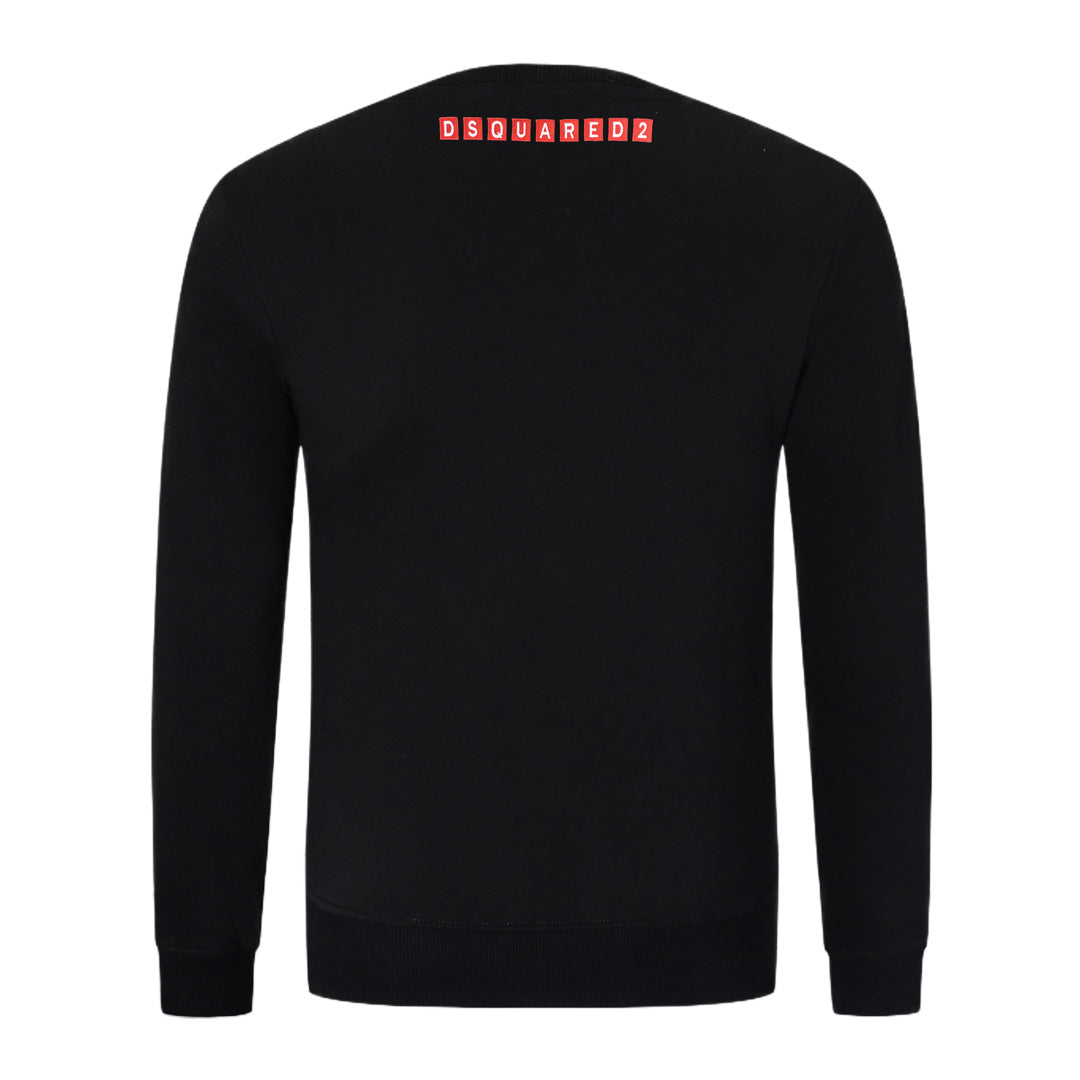 Dsquared2 Embroidery Stamp Cotton Sweatshirt — Certified by Thread, Sealed in Style
