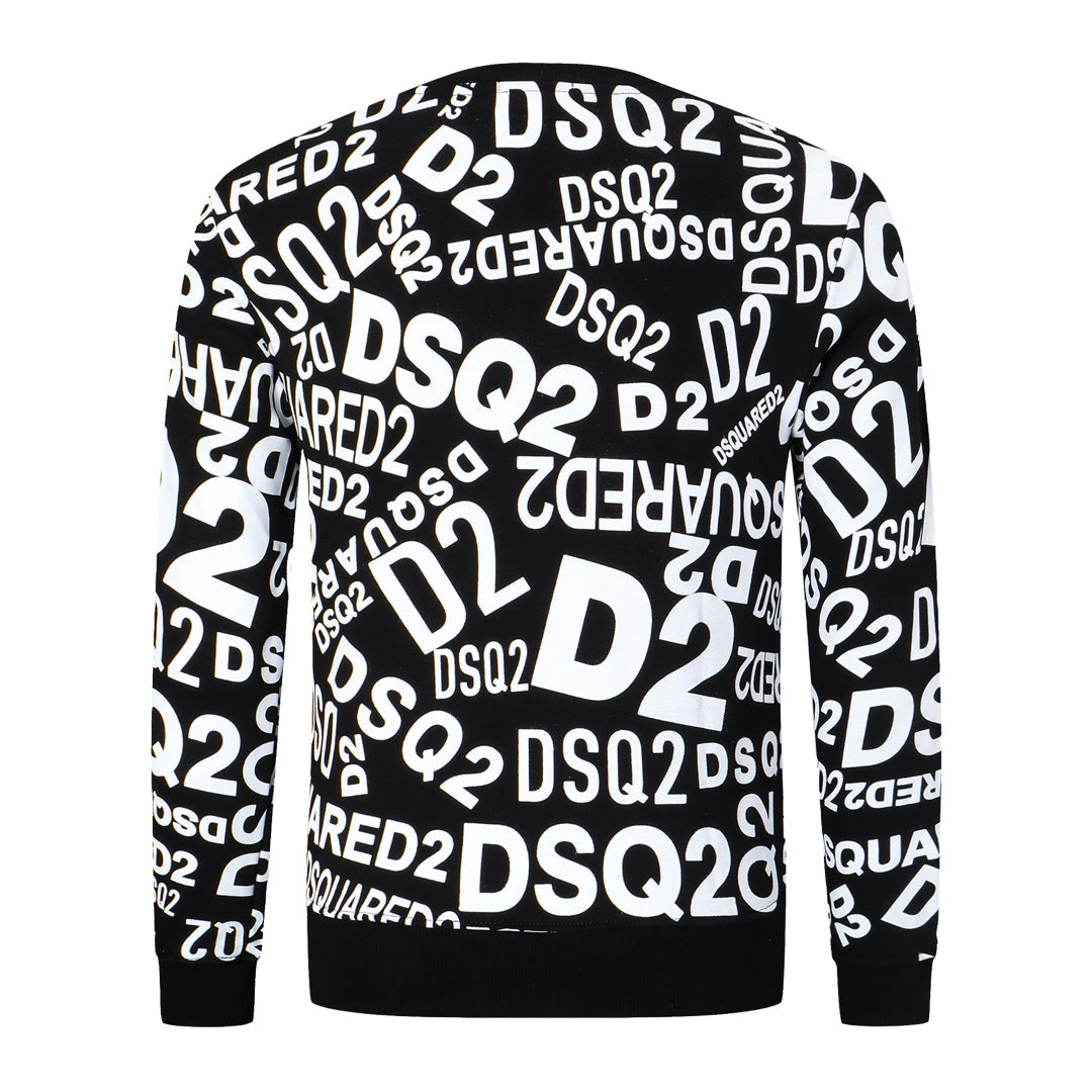 Dsquared2 DSQ2 Logo Cotton Sweatshirt — Understated Luxury for Every Day