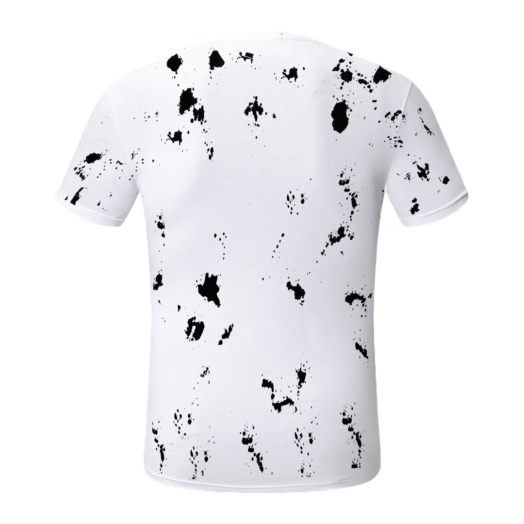 Dsquared2 Graffiti Paint Logo Cotton T-Shirt – 100% Cotton Unisex Tee | Black & White