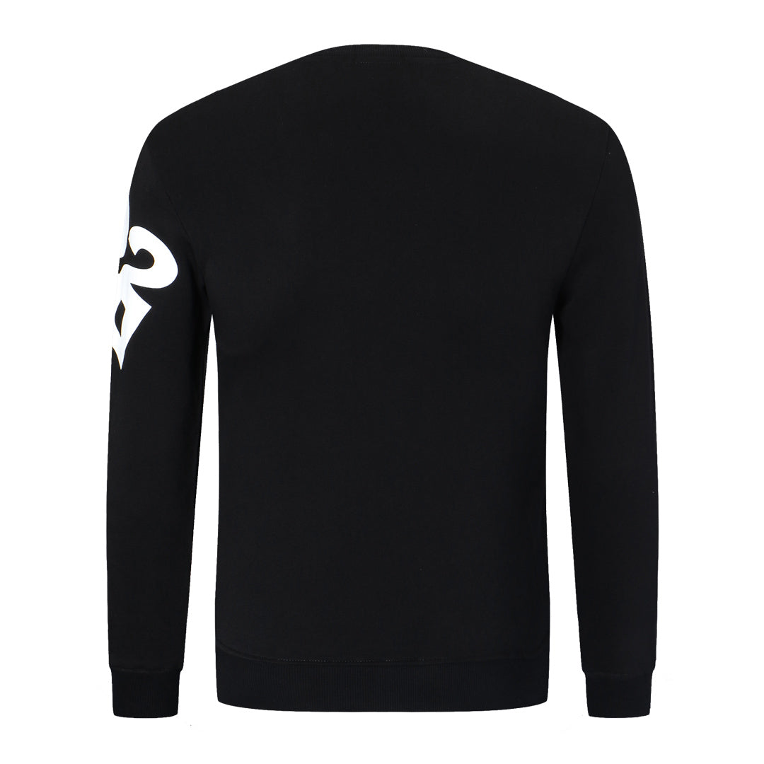 Dsquared2 Diagonal Logo Cotton Sweatshirt — Off-Axis. On Point.