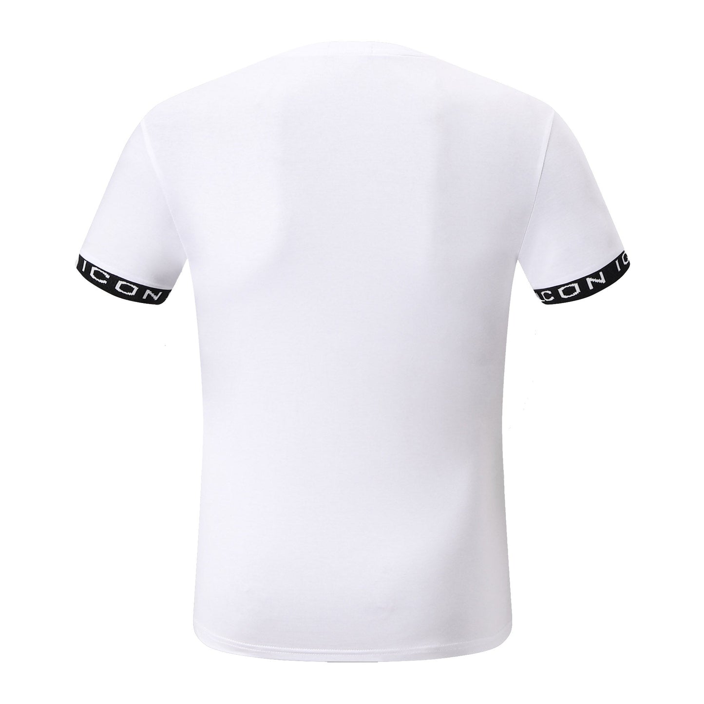Dsquared2 ICON Sleeve Stripe Cotton T-Shirt – 100% Cotton Unisex Tee | Black & White