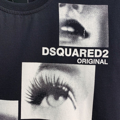 Dsquared2 Photo Poster Cotton T-Shirt – 100% Cotton Unisex Tee | Black & White