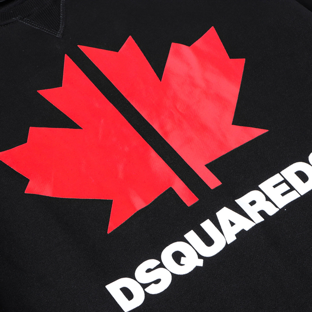 Dsquared2 Maple Leaf Logo Cotton Sweatshirt — Canada, Declared.