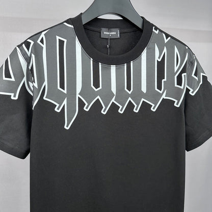 Dsquared2 Logo Shoulder Wrap Cotton T-shirt