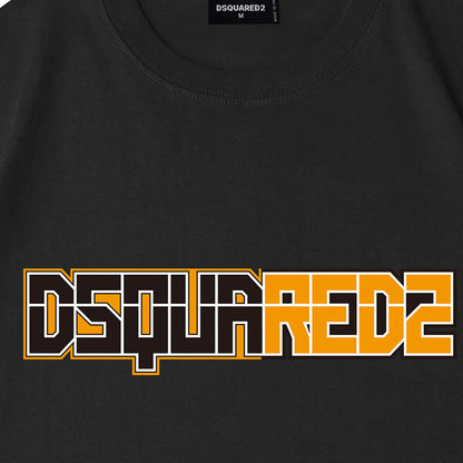 Dsquared2 Logo Print Cotton T-Shirt – 100% Cotton Unisex Tee | Black & White
