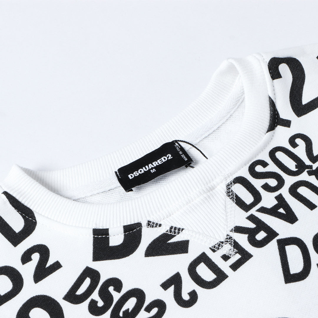 Dsquared2 DSQ2 Logo Cotton Sweatshirt — Understated Luxury for Every Day