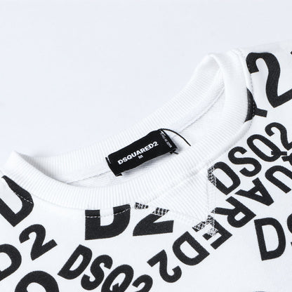 Dsquared2 DSQ2 Logo Cotton Sweatshirt — Understated Luxury for Every Day
