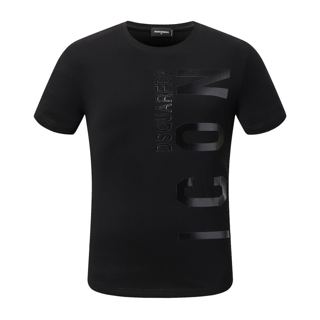 Dsquared2 ICON Logo Cotton T-Shirt – 100% Cotton Unisex Tee | Black & White