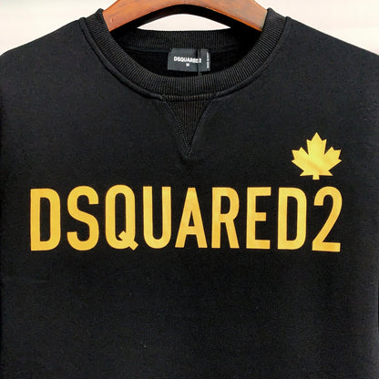 Dsquared2 Maple Leaf Logo Cotton Sweatshirt — Canadian Soul, Italian Craft