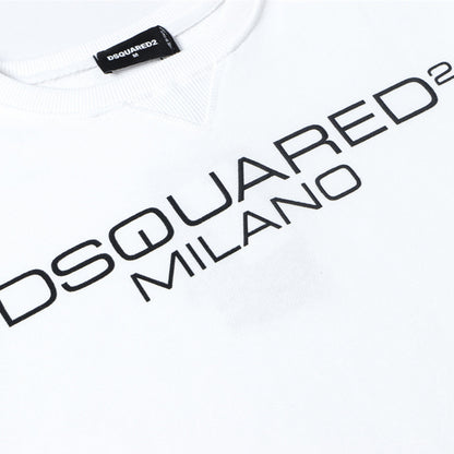 Dsquared2 Milan Logo Cotton Sweatshirt — Born in Canada. Made in Milan.