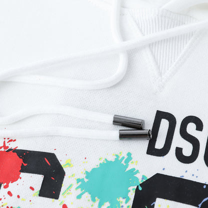 Dsquared2 Colorful Paint ICON Hoodie — Premium Cotton Streetwear