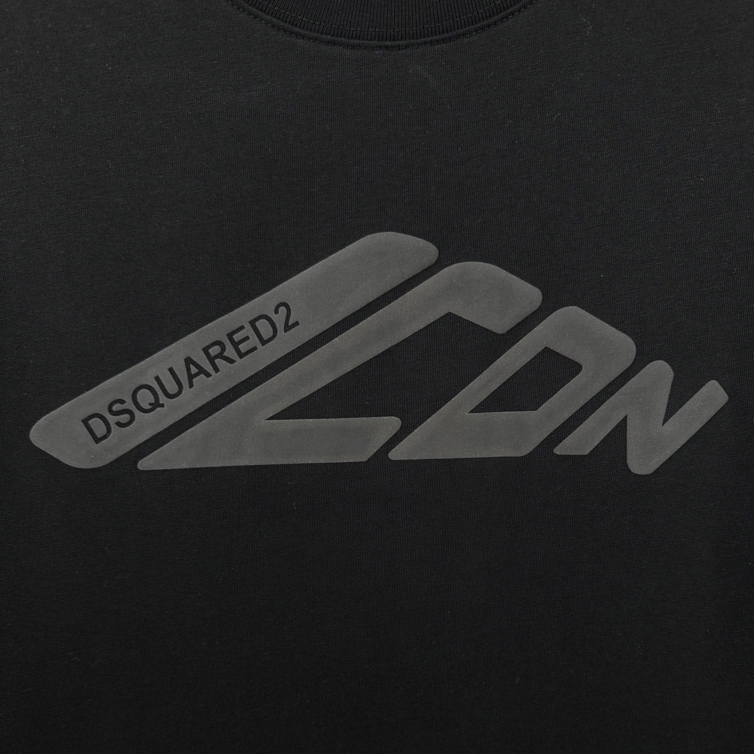 Dsquared2 ICON Logo Cotton T-Shirt – 100% Cotton Unisex Tee | Black & White
