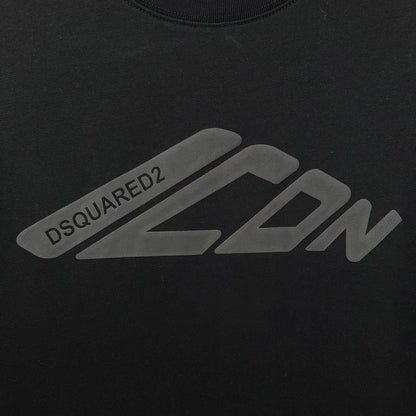 Dsquared2 ICON Logo Cotton T-Shirt – 100% Cotton Unisex Tee | Black & White