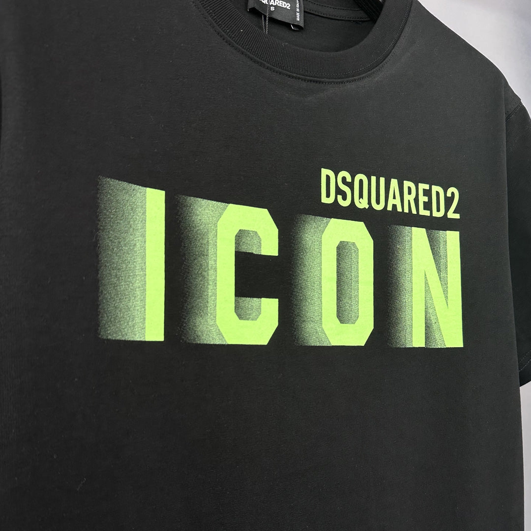 Dsquared2 Green ICON Print T-shirt