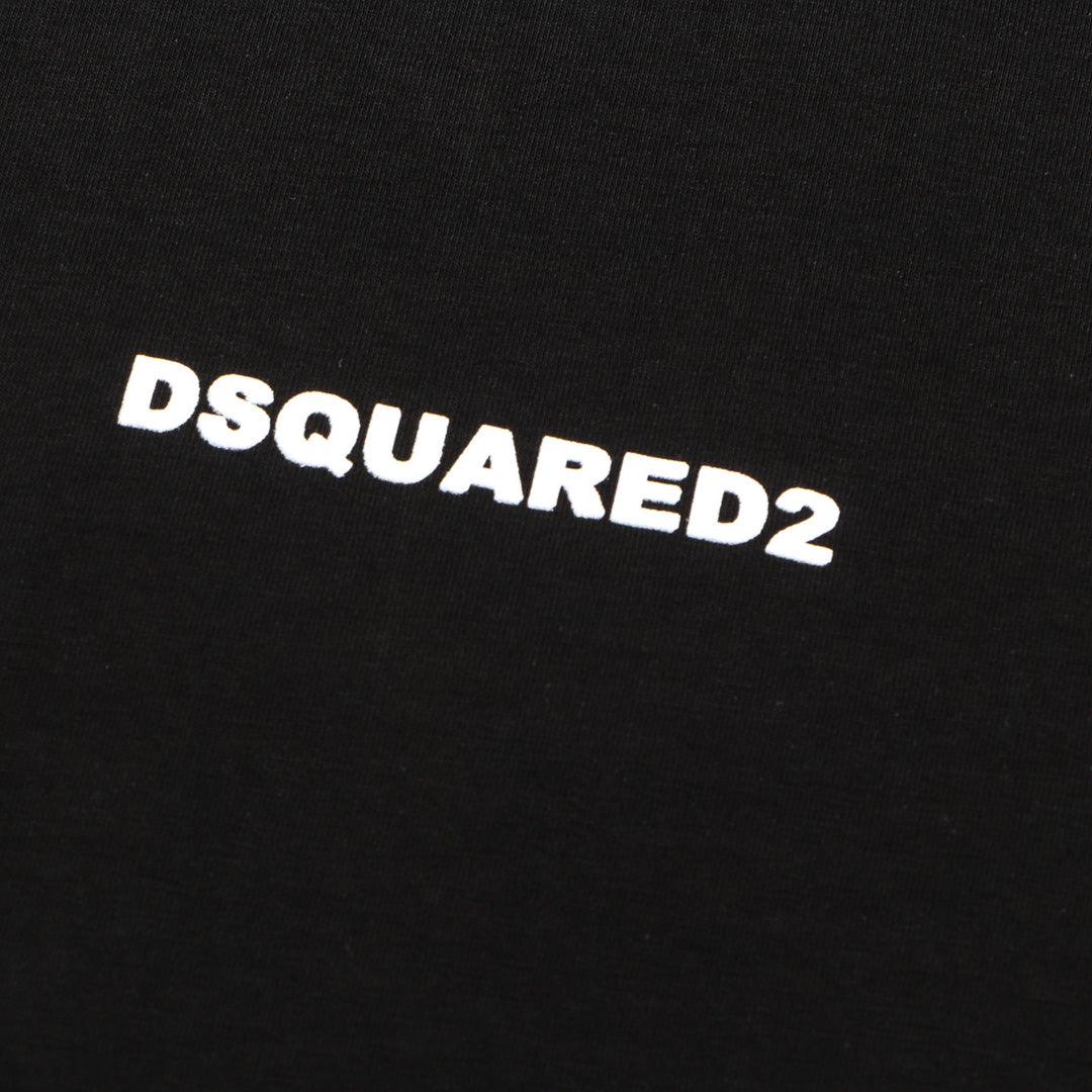 Dsquared2 Shoulder Strap Cotton T-Shirt – 100% Cotton Unisex Tee | Black & White