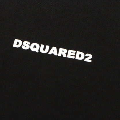 Dsquared2 Shoulder Strap Cotton T-Shirt – 100% Cotton Unisex Tee | Black & White