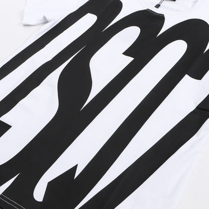 Dsquared2 DSQ2 Print Cotton T-Shirt – 100% Cotton Unisex Tee | White & Black