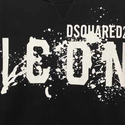 Dsquared2 Paint ICON Cotton Sweatshirt — Two Icons, One Canvas