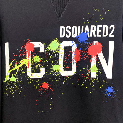 Dsquared2 Paint ICON Cotton Sweatshirt II — The ICON Repainted.