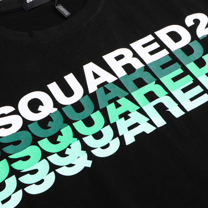 Dsquared2 Overlay Logo Cotton T-shirt