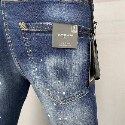 Dsquared2 Men's Slim Fit Logo Jeans — Signature Dark Wash