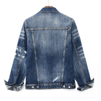 Dsquared2 All-Over Spots Slim Denim Jacket — The Original.