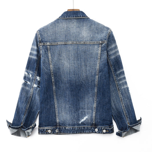 Dsquared2 All-Over Spots Slim Denim Jacket — The Original.