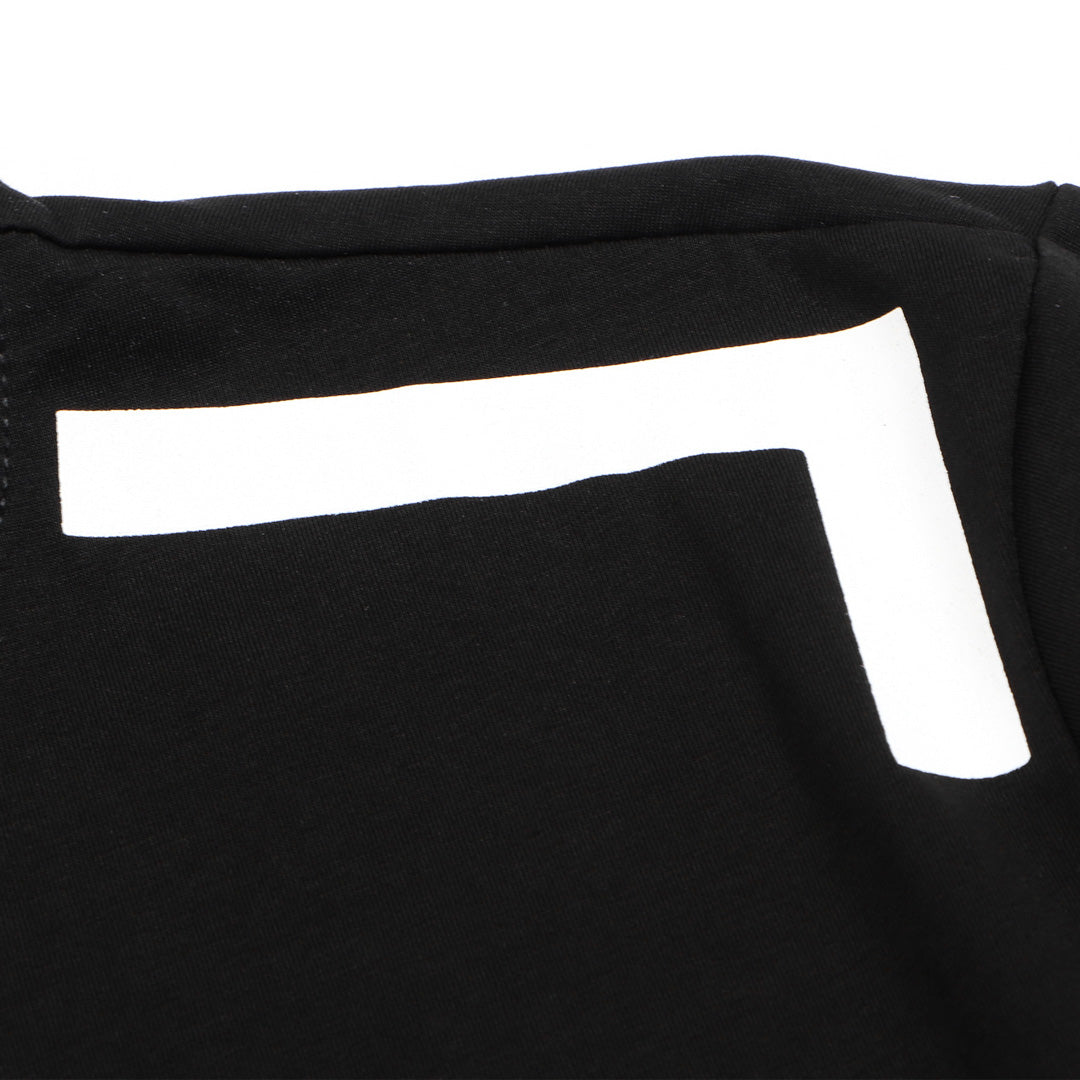 Dsquared2 Shoulder Strap Cotton T-Shirt – 100% Cotton Unisex Tee | Black & White