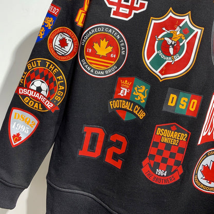 Dsquared2 Stamp Cotton Sweatshirt — Archive Aesthetic, Luxury Craft