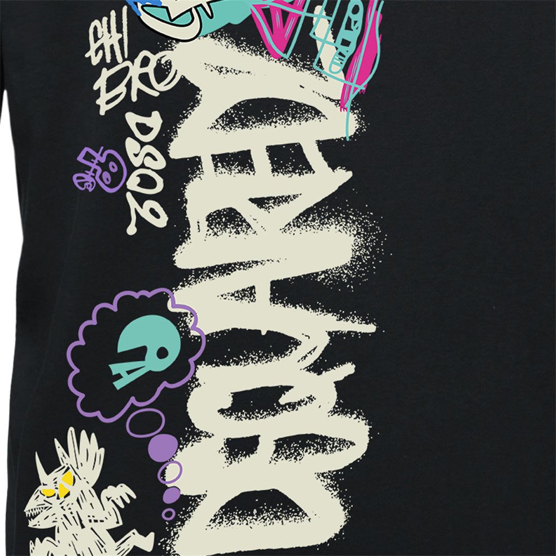 Dsquared2 Graffiti Logo Cotton Sweatshirt — From the Wall to the Runway