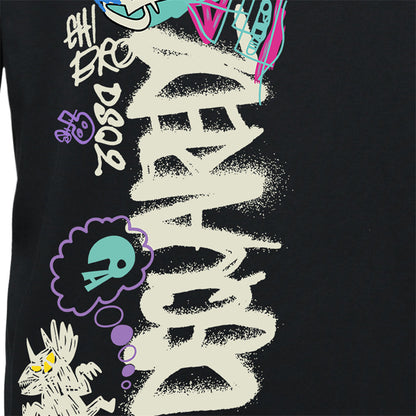 Dsquared2 Graffiti Logo Cotton Sweatshirt — From the Wall to the Runway