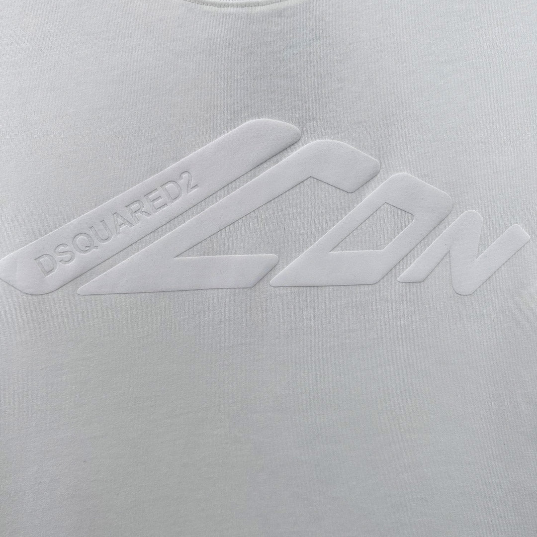 Dsquared2 ICON Logo Cotton T-Shirt – 100% Cotton Unisex Tee | Black & White