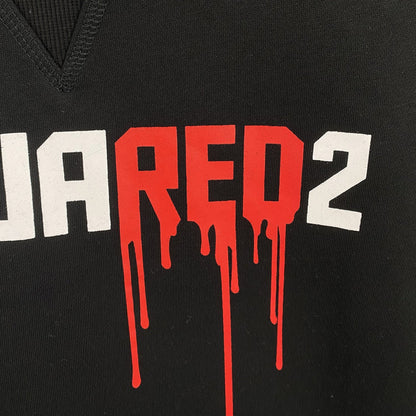 Dsquared2 Blood Logo Cotton Sweatshirt — Rebellion Refined in Cotton