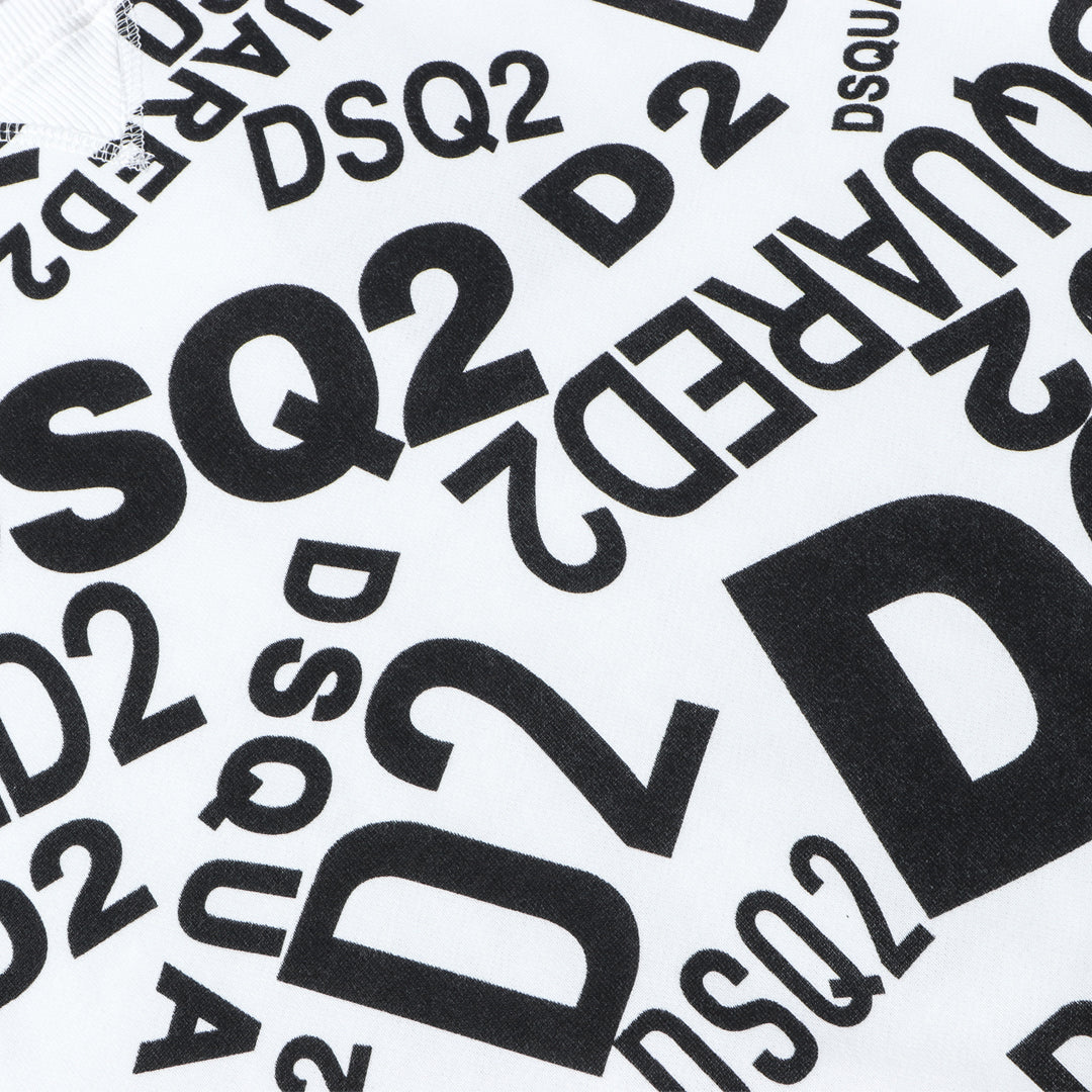 Dsquared2 DSQ2 Logo Cotton Sweatshirt — Understated Luxury for Every Day