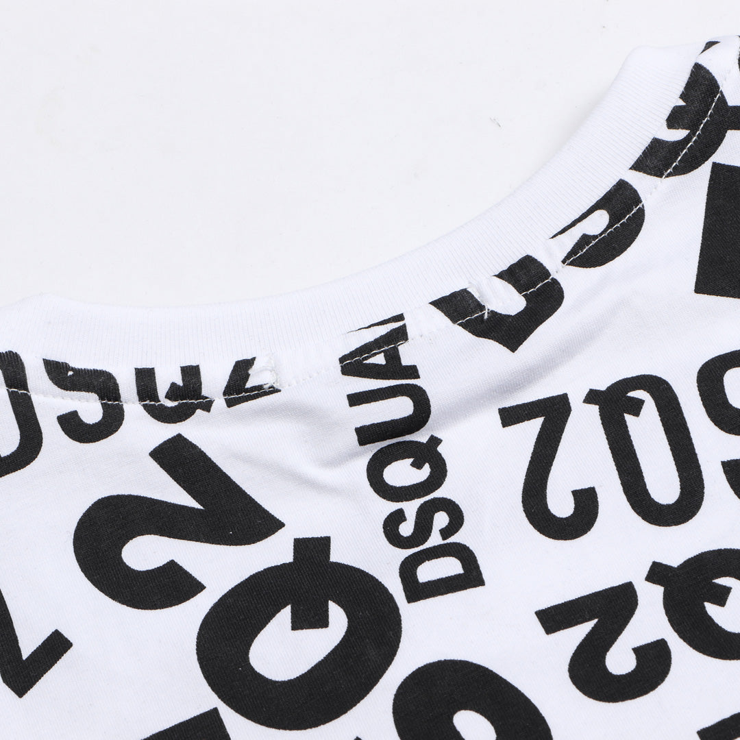 Dsquared2 DSQ2 Logo Cotton T-Shirt – 100% Cotton Unisex Tee