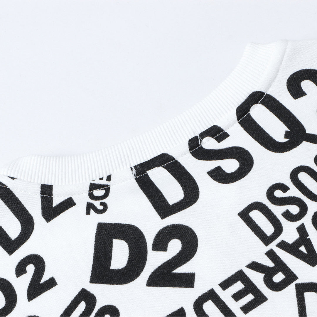 Dsquared2 DSQ2 Logo Cotton Sweatshirt — Understated Luxury for Every Day