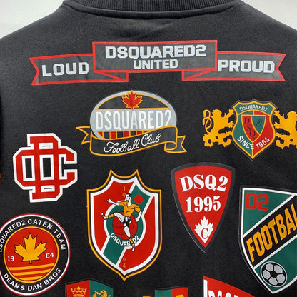 Dsquared2 Stamp Cotton Sweatshirt — Archive Aesthetic, Luxury Craft