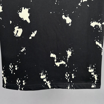 Dsquared2 Graffiti Paint Logo Cotton T-Shirt – 100% Cotton Unisex Tee | Black & White