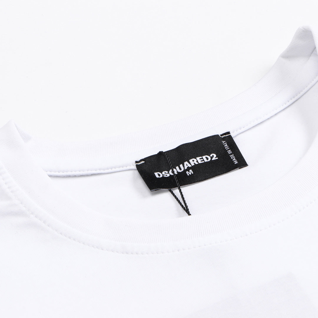 Dsquared2 Logo Black/White Cotton T-shirt