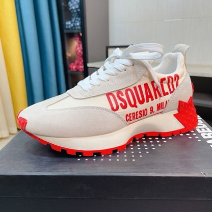 Dsquared2 Maple Leaf Sneakers — White, Black, Green & Black Gold | EU 38–45