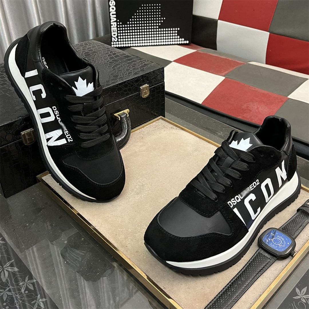 Dsquared2 Classic Sneakers — Black & White | EU 38–46
